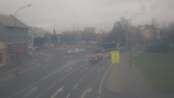 Křižovatka ulic Komenského a Velké Novosady