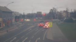 Křižovatka ulic Komenského a Velké Novosady