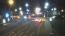 Křižovatka ulic Komenského a Velké Novosady