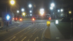 Křižovatka ulic Komenského a Velké Novosady