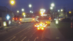 Křižovatka ulic Komenského a Velké Novosady