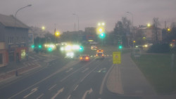 Křižovatka ulic Komenského a Velké Novosady