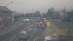 Křižovatka ulic Komenského a Velké Novosady