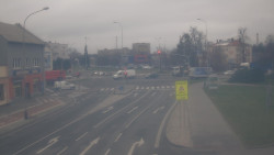 Křižovatka ulic Komenského a Velké Novosady