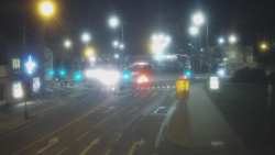 Křižovatka ulic Komenského a Velké Novosady