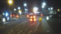 Křižovatka ulic Komenského a Velké Novosady