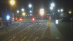 Křižovatka ulic Komenského a Velké Novosady