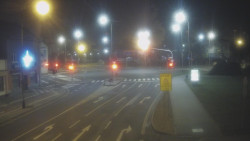 Křižovatka ulic Komenského a Velké Novosady