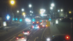 Křižovatka ulic Komenského a Velké Novosady