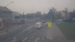 Křižovatka ulic Komenského a Velké Novosady