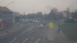 Křižovatka ulic Komenského a Velké Novosady