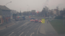 Křižovatka ulic Komenského a Velké Novosady