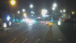 Křižovatka ulic Komenského a Velké Novosady