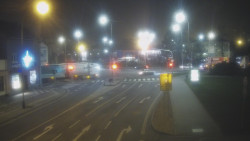 Křižovatka ulic Komenského a Velké Novosady