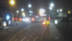 Křižovatka ulic Komenského a Velké Novosady