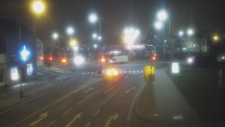 Křižovatka ulic Komenského a Velké Novosady