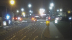 Křižovatka ulic Komenského a Velké Novosady