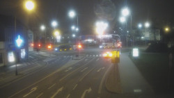 Křižovatka ulic Komenského a Velké Novosady