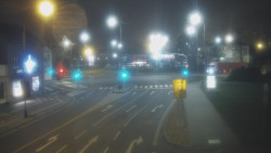 Křižovatka ulic Komenského a Velké Novosady