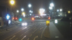 Křižovatka ulic Komenského a Velké Novosady