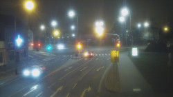 Křižovatka ulic Komenského a Velké Novosady