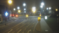 Křižovatka ulic Komenského a Velké Novosady