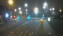 Křižovatka ulic Komenského a Velké Novosady