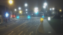 Křižovatka ulic Komenského a Velké Novosady