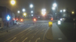 Křižovatka ulic Komenského a Velké Novosady