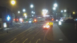 Křižovatka ulic Komenského a Velké Novosady