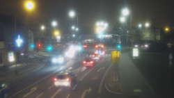 Křižovatka ulic Komenského a Velké Novosady