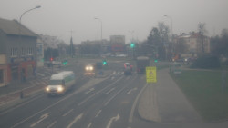 Křižovatka ulic Komenského a Velké Novosady