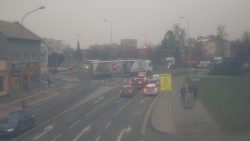 Křižovatka ulic Komenského a Velké Novosady