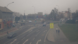 Křižovatka ulic Komenského a Velké Novosady