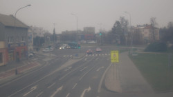 Křižovatka ulic Komenského a Velké Novosady