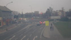 Křižovatka ulic Komenského a Velké Novosady