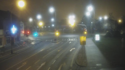 Křižovatka ulic Komenského a Velké Novosady