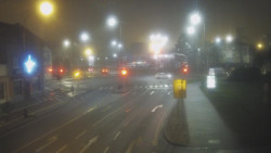 Křižovatka ulic Komenského a Velké Novosady