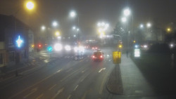 Křižovatka ulic Komenského a Velké Novosady