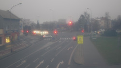 Křižovatka ulic Komenského a Velké Novosady