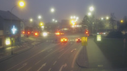 Křižovatka ulic Komenského a Velké Novosady