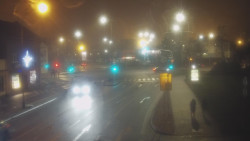 Křižovatka ulic Komenského a Velké Novosady