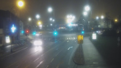 Křižovatka ulic Komenského a Velké Novosady