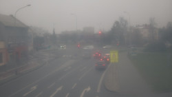 Křižovatka ulic Komenského a Velké Novosady