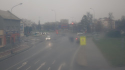 Křižovatka ulic Komenského a Velké Novosady