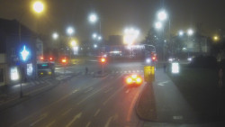 Křižovatka ulic Komenského a Velké Novosady