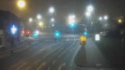 Křižovatka ulic Komenského a Velké Novosady