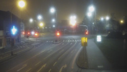 Křižovatka ulic Komenského a Velké Novosady