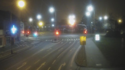 Křižovatka ulic Komenského a Velké Novosady