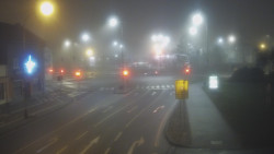 Křižovatka ulic Komenského a Velké Novosady